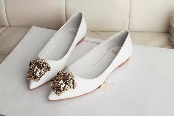 V Shallow mouth flat shoes Women--006